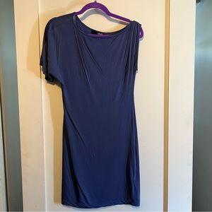 One Shoulder Blue‎ Dress